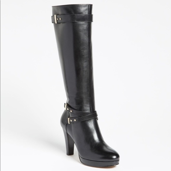 Cole Haan Shoes - Cole Haan Cara Tall Boots Leather Black 7.5